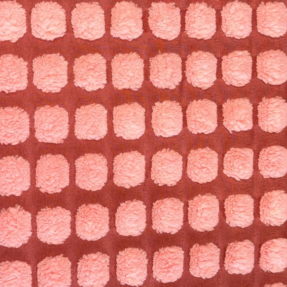 IKEA Textured Pom Pom Pillow Cover Dusty Pink 20x20 Decorative Cover set(3) - Picture 5 of 9